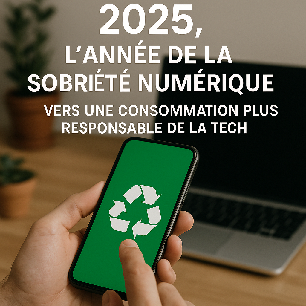 2025, l’année de la sobriété numérique : vers une consommation plus responsable de la tech.