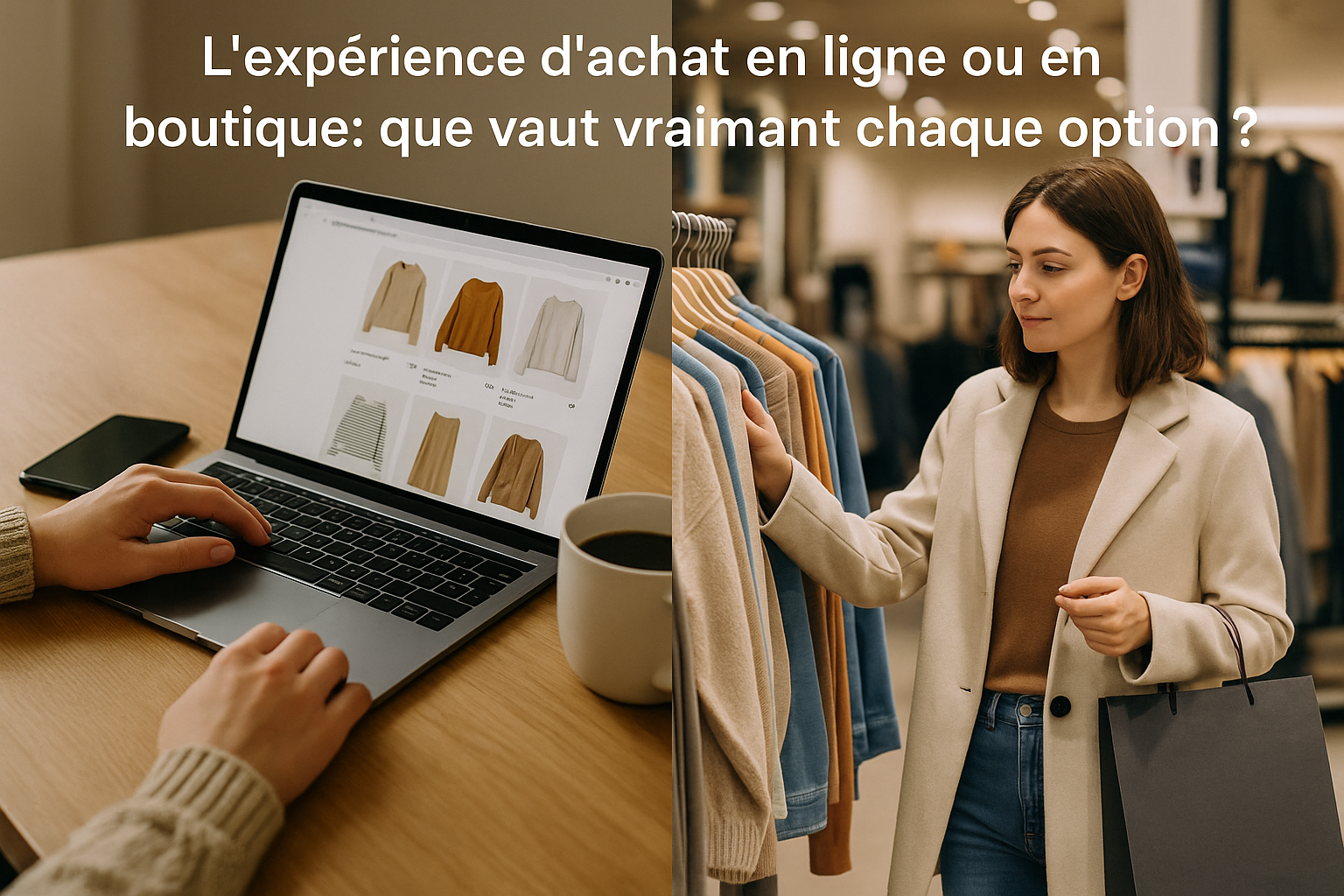 L’expérience d’achat en ligne ou en boutique : que vaut vraiment chaque option ?