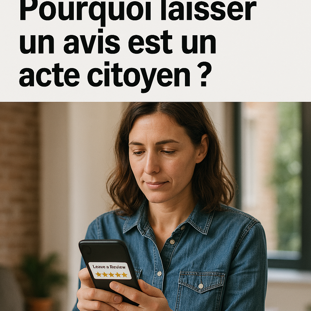 Pourquoi laisser un avis est un acte citoyen ?